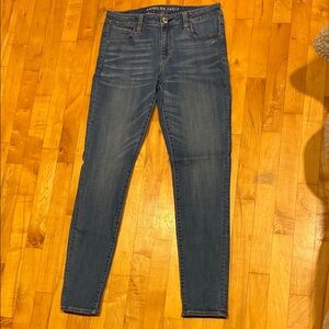 American Eagle Outfitters Men's Blue Skinny Jeans